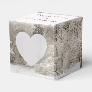 Winter Forest Gift Box Personalized Holiday Boxes