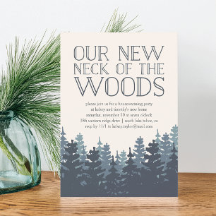 Winter Forest Housewarming Party Invitation