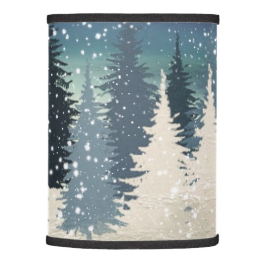 Winter Forest Lamp Shade (Right)