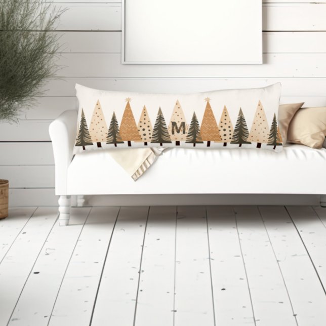Winter Forest Neutral Monogram Body Pillow (Creator Uploaded)