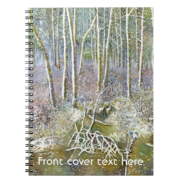 winter forest notebook (Front)