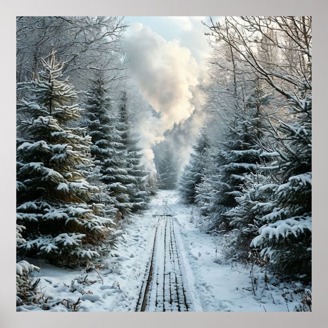 Winter forest poster (Front)