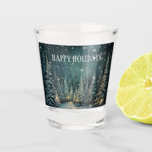 Winter Forest  Shot Glass
