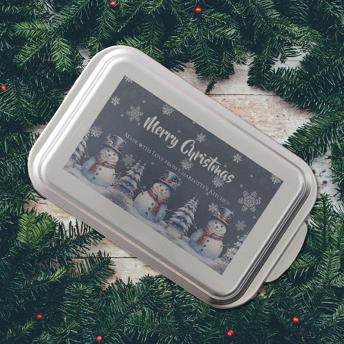 Winter Forest Snowman Christmas Cake Pan