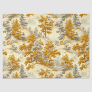 Winter Forest Toile de Jouy Pattern (8) Tissue Paper