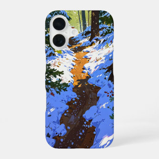 Winter Forest Trail iPhone 16 Case