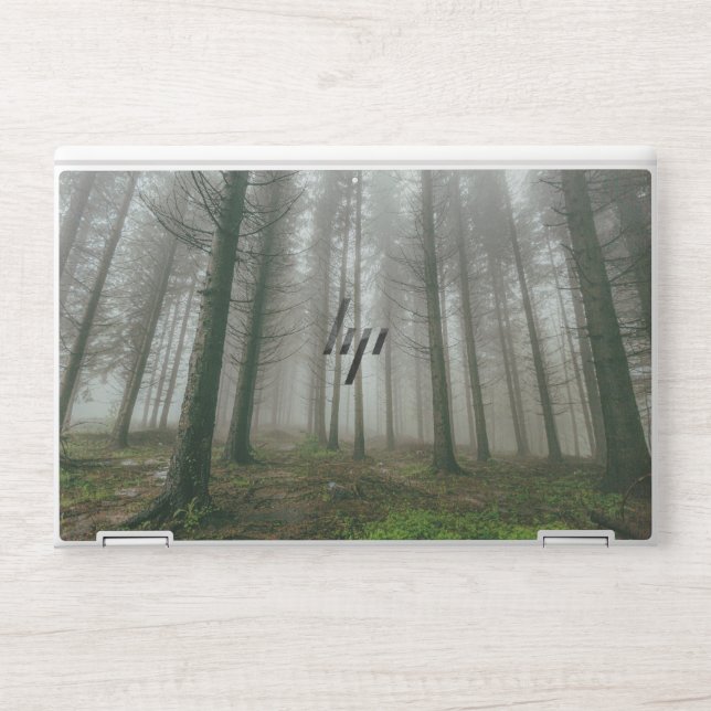 Winter forest trees #11 HP laptop skin (Front)