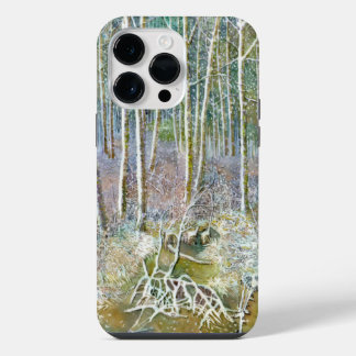 winter forest Watercolor iPhone 14 Pro Max Case
