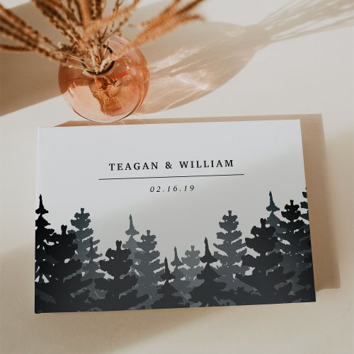 Winter Forest Wedding Guest Book