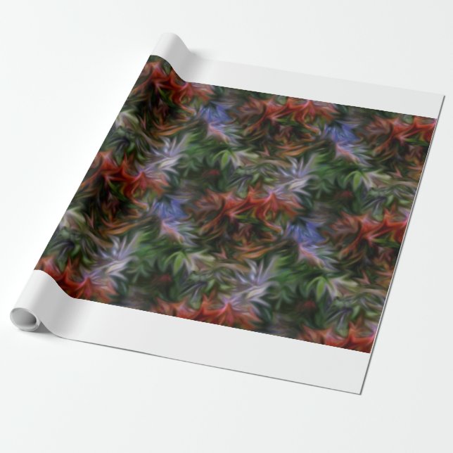 Winter Forest Wrapping Paper (Unrolled)