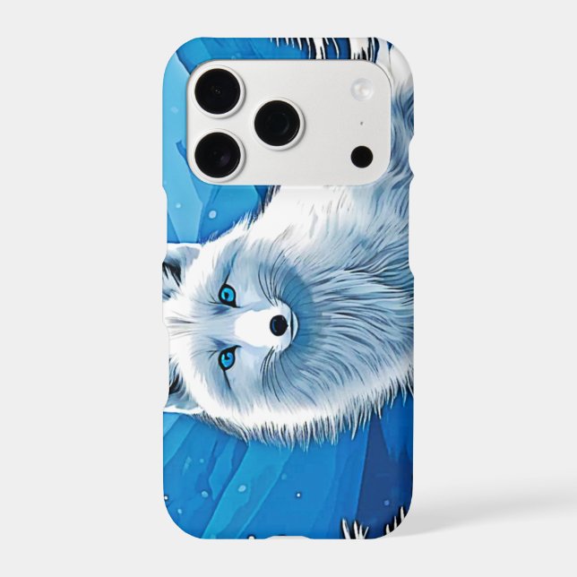 Winter Fox Art Iphone Case (Back)