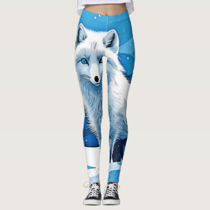 Winter Fox Art Leggings