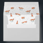 Winter Fox Envelope<br><div class="desc">Hand painted winter watercolor design by Shelby Allison</div>