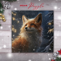 Winter Fox Jigsaw Puzzle