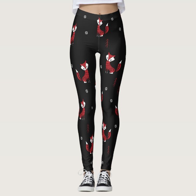 Winter Fox Leggings (Front)