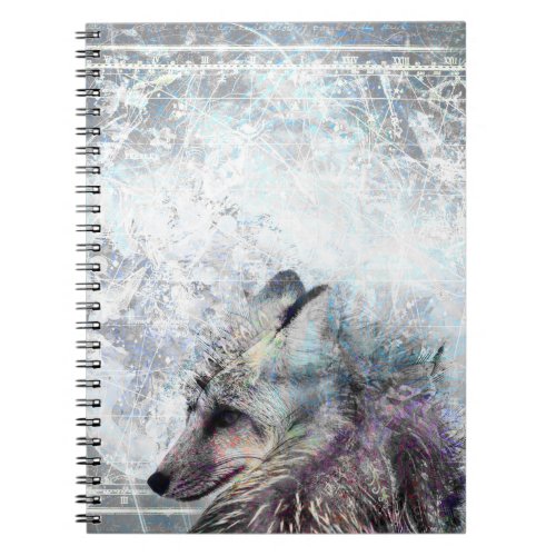 Winter Fox Spirit Animal Notebook