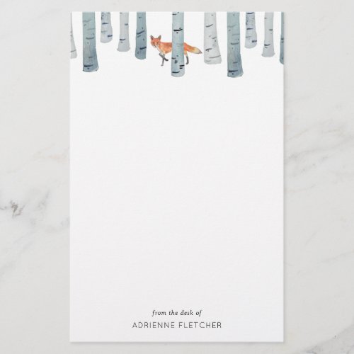 Winter Fox Stationery