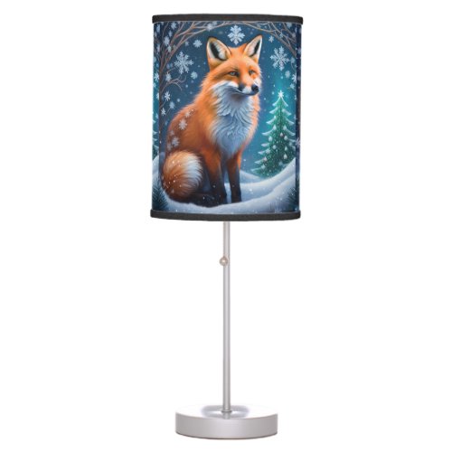 Winter Fox Table Lamp