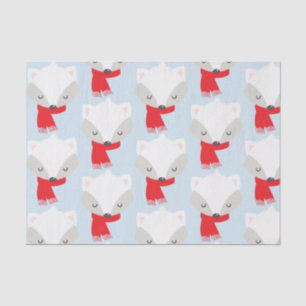 Winter Fox Tissue Paper
