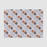 winter fox wrapping paper, woodland gift wrap tissue paper