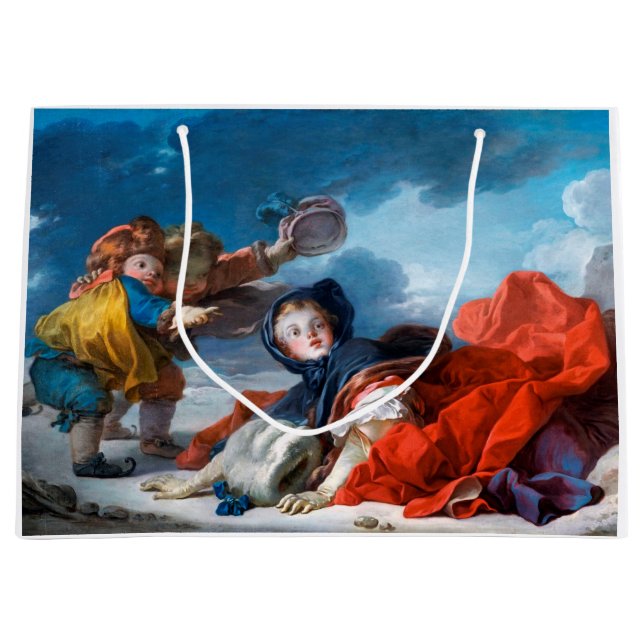 Winter, Fragonard Large Gift Bag (Front)