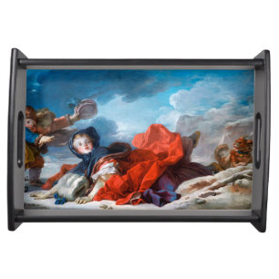 Winter, Fragonard Serving Tray