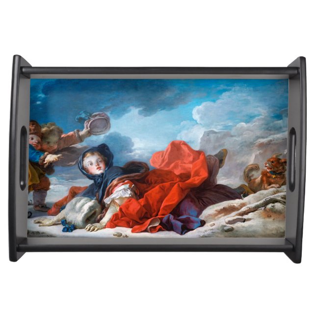 Winter, Fragonard Serving Tray (Front)