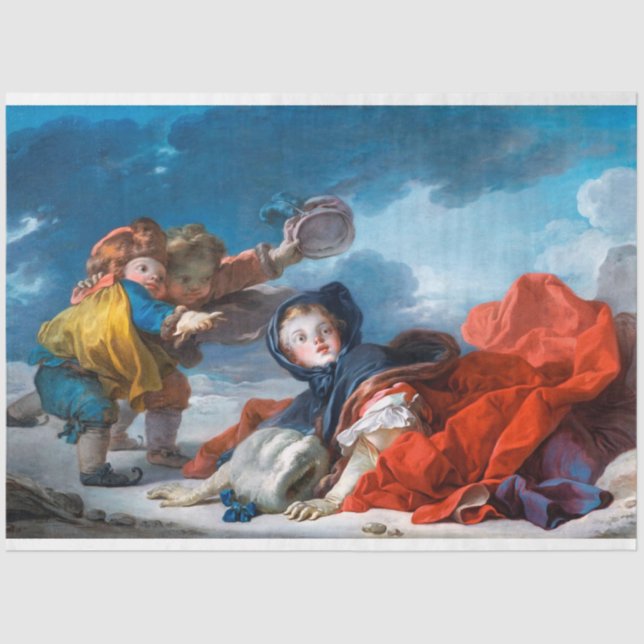 Winter, Fragonard Tissue Paper (Front)
