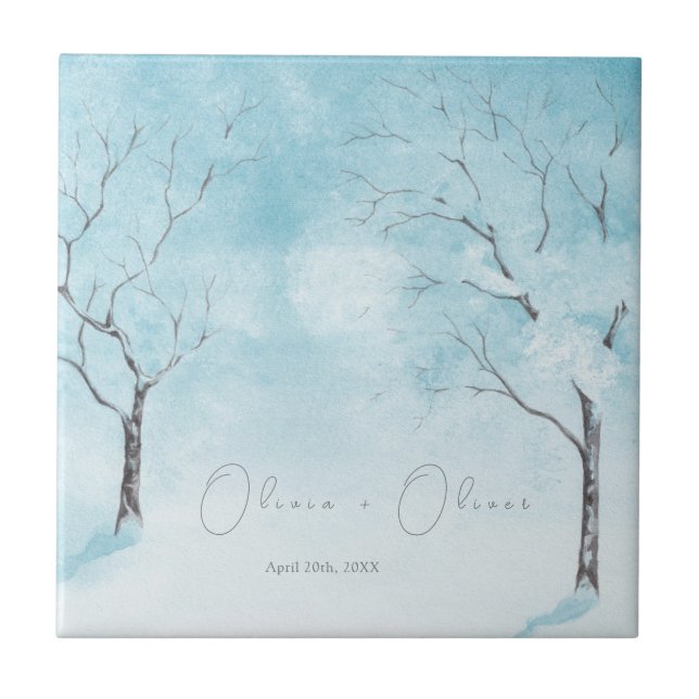 Winter Freshness  Ceramic Tile (Front)