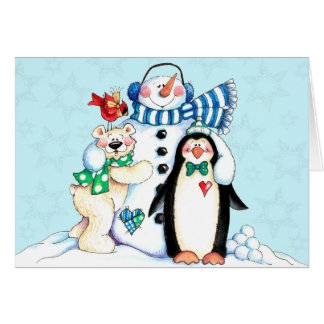 Winter Friends Cards