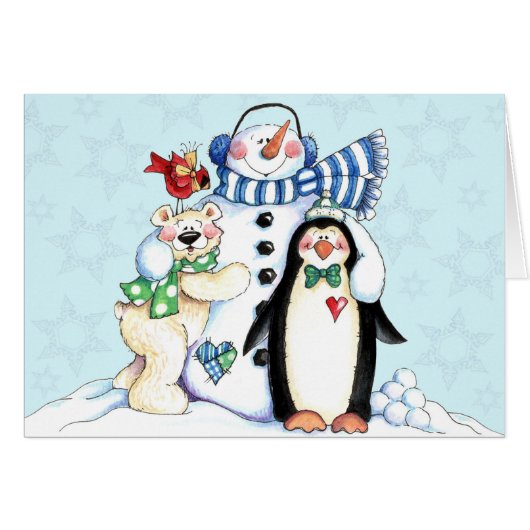 Winter Friends Cards (Front Horizontal)