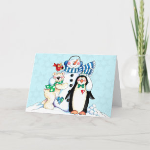 Winter Friends Holiday Card