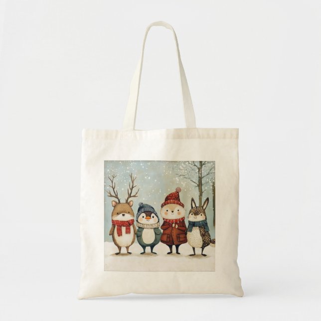 Winter Friends Tote (Front)
