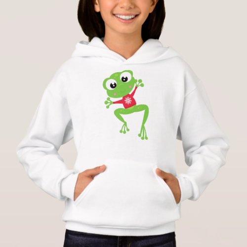 Winter Frog Cute Frog Green Frog Sweater