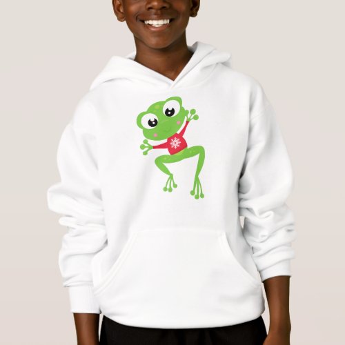 Winter Frog Cute Frog Green Frog Sweater