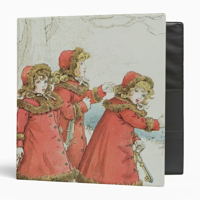 Winter' from April Baby's Book of Tunes, 1900 3 Ring Binder (Front/Inside)