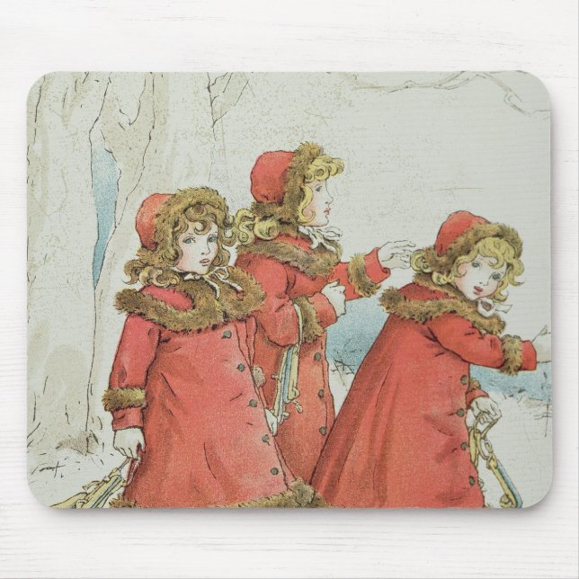 Winter' from April Baby's Book of Tunes, 1900 Mouse Pad (Front)