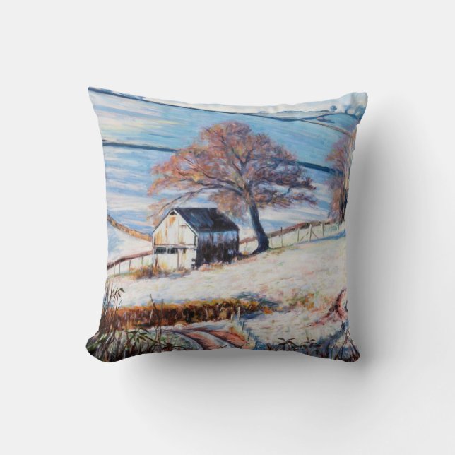 Winter Frost 2009 Throw Pillow (Front)