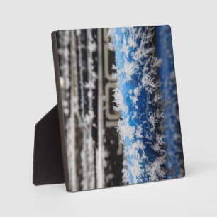 Winter Frost Desktop Plaque