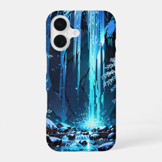 Winter Frozen Waterfall iPhone 16 Case