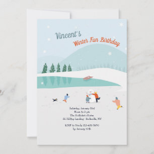 Winter Fun Invitation