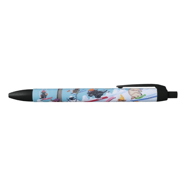 Winter Fun Skiing Labradors Painting Pen (Top)