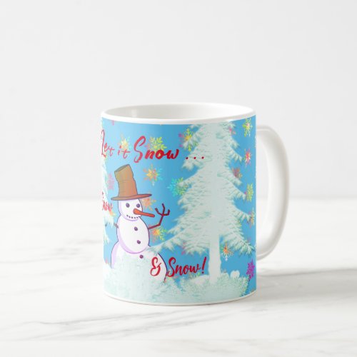 Winter Fun Snowman Hot Drink Latte Mug