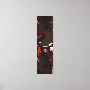 Winter Galaxy Abstract Artistic Brushstrokes Canvas Print