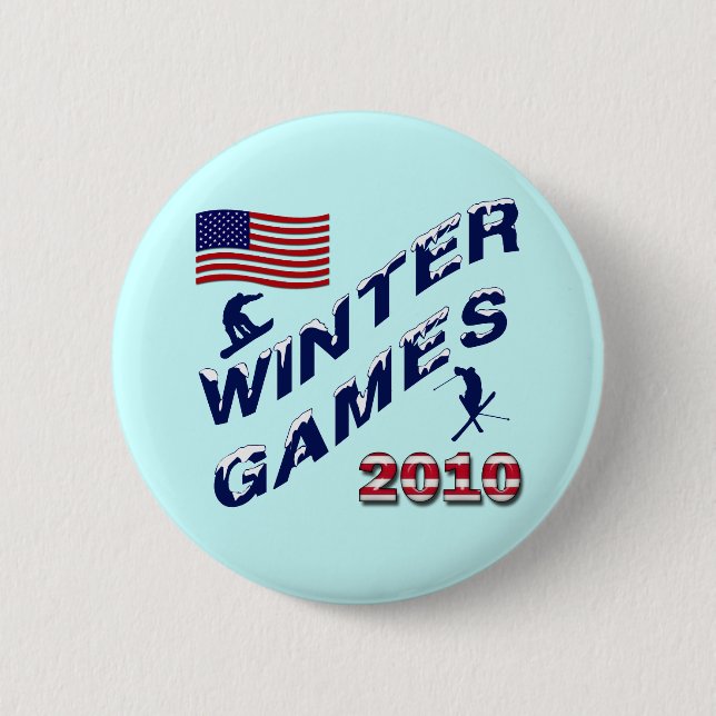 WINTER GAMES 2010 BUTTON (Front)
