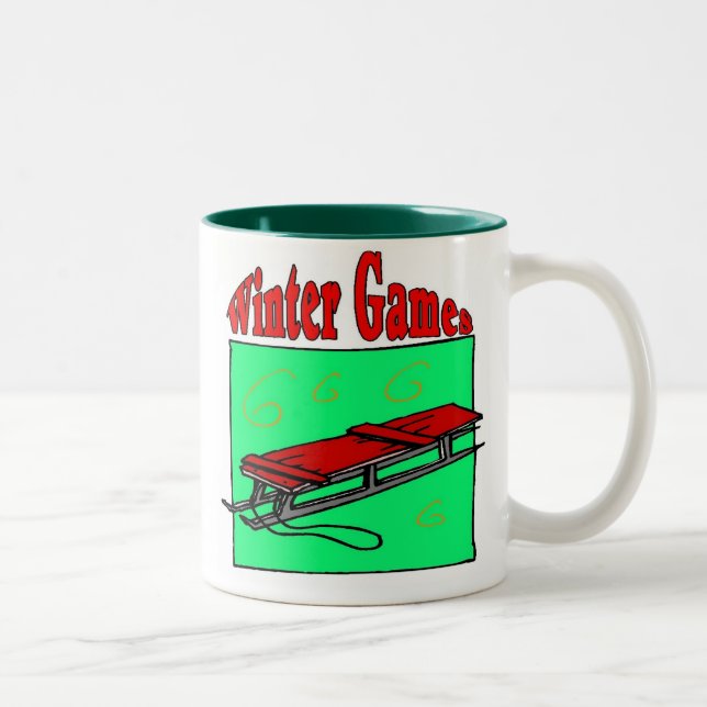 Winter Games Two-Tone Coffee Mug (Right)