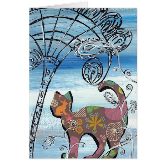 Winter Garden Cat Cards (Front)