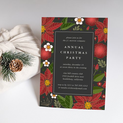 Winter Garden  Corporate Holiday Party Invitation
