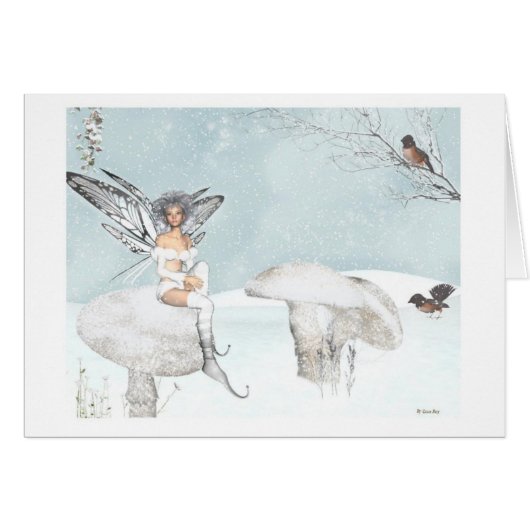 winter garden fantasy cards (Front Horizontal)