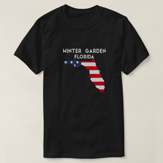 Winter Garden Florida USA State America Travel Flo T-Shirt Zazzle